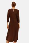 Платье Cortefiel Day dress, Dark Brown - фото 2