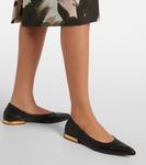 Кожаные балетки Dries Van Noten, черный - фото 4