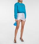 Мини-юбка Маргарита с рюшами Rotate, серебряный - фото 2