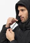 Пуховик Jack Wolfskin "COLONIUS JKT M", с капюшоном, черный - фото 6