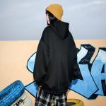 Свитшот Unisex Dnnnnx, черный (с флисовой подкладкой и утепленный) - фото 6