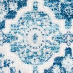 Ковер для гостиной и спальни SAFAVIEH, 61 x 122 см, Brentwood Collection Navy / Grey BNT815M с цветочным принтом, потертый, без ворса - фото 4