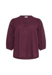 Блуза Kaffe Curve LOULOU, Windsor Wine/Dark Red - фото 5