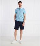 Футболка поло мужская Boss Green с декором горловины, голубой - фото 2