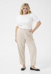 Брюки Kaffe Curve Trousers, Feather Gray Melange/Grey - фото 2