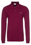 Поло Lacoste, бордовый - фото