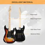 Электрогитара Glarry Sunset GST / Усилитель 20 Вт - фото 8