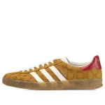 Кроссовки gazelle x gucci Adidas, бежевый - фото
