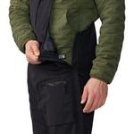 Брюки-комбинезоны First Tracks мужские Mountain Hardwear, черный - фото 2