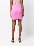 MSGM юбка мини со сборками, розовый - фото 4