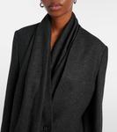 Фланелевый блейзер Toteme, Charcoal Melange - фото 4