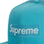 Box Logo Mesh Back New Era Hat SS23 Supreme, синий - фото 3