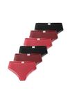 Трусы Schiesser 6ER PACK MODERN, Schwarz Rot/Black - фото 4
