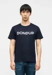 Футболка с обычным принтом Dondup, Navy - фото
