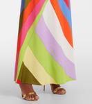 Айрид джерси атласная макси-юбка Pucci, Multicolor - фото 5