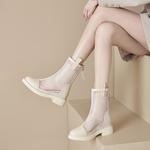 Ботильоны женские Qingzhuhu, бежевый - фото 5