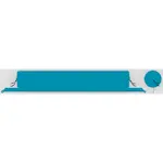 Подушка для шеи Zip-XL Lounger Bent, синий - фото 2