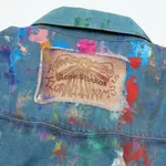 Рубашка с эффектом брызг краски Acne Studios, мультиколор - фото 6