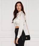 Сумка-клатч Elisabetta Franchi на золотой цепочке, черный - фото 2