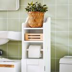 Держатель для туалетной бумаги Sobuy, белый - фото 5