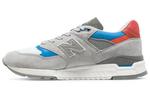 Кроссовки New Balance 998 Grey Light Blue Red - фото