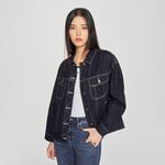 Lee Женская джинсовая куртка потертая, Washed - фото 6