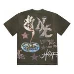 Футболка Travis Scott Utopia NYC T-Shirt 'Multicolor', зеленый - фото 2