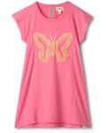 Платье Hatley Kids A-Line Panel Dress, цвет Pink Butterfly - фото