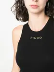 Топ с тисненым логотипом PINKO, черный - фото 5