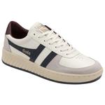 Кроссовки Gola Grandslam Classic Shoes Off-White White Blue CMB117 - фото 2