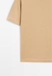 Футболка Massimo Dutti CREW NECK WITH SHORT SLEEVES, Camel - фото 7