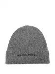 Шапка в рубчик Anine Bing, серый - фото