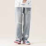 Джинсы унисекс Doraemon, синий - фото 21