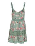 Мини платье ONLY ONLKarmen Anne, Emerald/Pastel green - фото 3