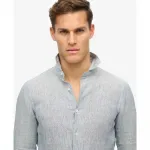 Рубашка Superdry Vacation Linen, серый - фото 3