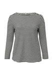 Лонгслив s.Oliver, Black/White - фото