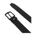 Ремень Denton матовый кожаный 3.5 Tommy Hilfiger, черный - фото 2