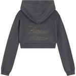 WE11DONE Джерси худи, Gray - фото 4