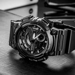 Унисекс парные часы серии Black CASIO - фото 3