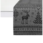 Дорожка на стол ROMO Wirth, антрацит/серебристый - фото 2