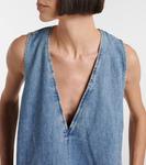 Джинсовое мини-платье 7 For All Mankind, Arizona - фото 4