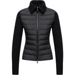 Спортивная кофта на молнии с утеплителем Moncler, черный - фото