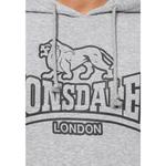Толстовка Lonsdale, серый/черный - фото 3