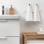 Мочалка Ikea Vågsjön, 30х30 см, белый - фото 4