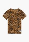Футболка с принтом Baby Basic Leopard Tee Unisex Mini Rodini, бежевый - фото