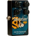 Педаль эффектов Electro-Harmonix Satisfaction Plus Fuzz, черная и синяя - фото