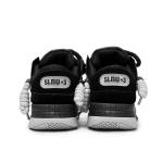 Кроссовки SLnU★3 Skateboarding Shoes Men Low-top White/gray, черный - фото 2