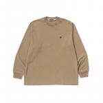 Футболка с длинными рукавами One Point A BATHING APE, черная - фото 4