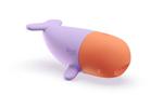 Силиконовая игрушка для ванны QUUT Squeezi Whale - фото
