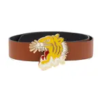 Двусторонний кожаный ремень Kenzo, черный - фото 2